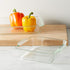 Amazon Basics Oven Safe Glass Baking Dish Set, Set of 2, Rectangular 3L and Square 2L