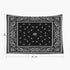Pamime Tapestry Wall Hanging,Home Decor Tapestry Black Bana Pattern Dorm Room Bedroom Living Room 80X60 Inches?200X150Cm? Bedspread Inhouse,Black White 1