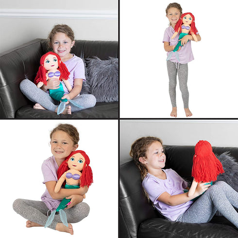 Franco Kids Bedding Super Soft Plush Cuddle Pillow Buddy, One Size, Disney Princess