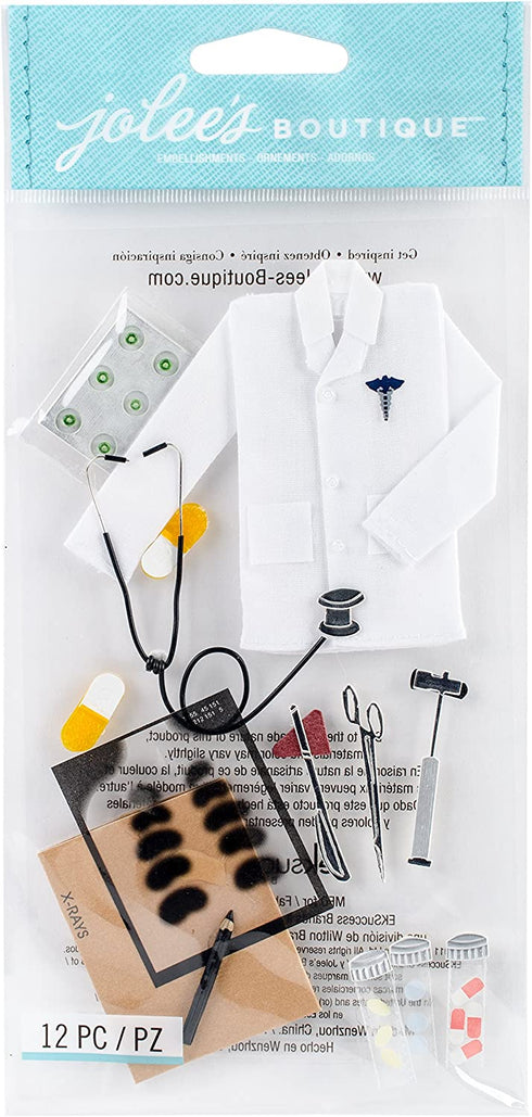 Jolee's Boutique Dimensional Stickers, Doctor