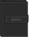 Pioneer Photo Albums EXP-57/BKP 36-Pocket 5 by 7-Inch Embroidered "Photos" Strap Sewn Leatherette Cover Photo Album, Mini, Black