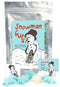 Snowman Guts Blue Raspberry & Marshmallow Flavored Gummy Snowflakes Funny Unique Christmas Tree Stocking Stuffer Gag Birthday Girl, Boy and Teens Candy Gift