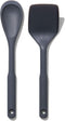 OXO Good Grips 2-Piece Silicone Utensil Set,Gray,One size