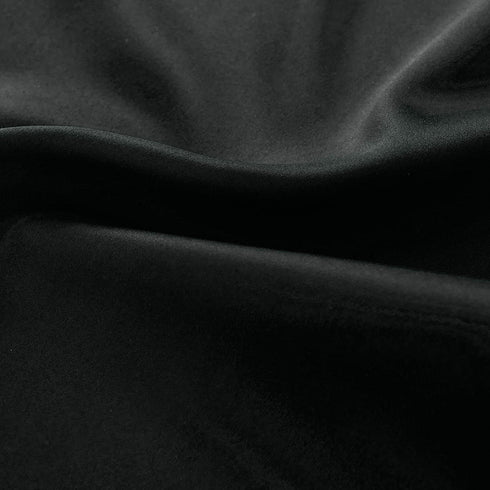 DONREN 18 Inches Long Blackout Curtain Valances for Windows - 2 Panels Blackout Window Valances for Basement with Rod Pocket (Black,42 Inches Wide)