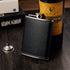 Hip Flask for Men Liquor Flask Stainless Steel Leak proof Flask with Funnel set for Women Pocket Alcohol Drinking Flask set 8OZ (Black Leather)