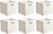 Amazon Basics Collapsible Fabric Storage Cubes with Oval Grommets - 6-Pack, Linked