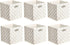 Amazon Basics Collapsible Fabric Storage Cubes with Oval Grommets - 6-Pack, Linked