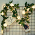 Rose String Lights Battery Powered or USB Powered with Remote Control, Rose Fairy Lights Waterproof for Bedroom, Christmas, Festivals, Wedding, Party, Valentine's Day (White, 6.6)