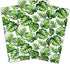 100 Tropical Palm Leaf Guest Napkins 3 Ply Disposable Paper Hawaiian Luau Green Leaves Dinner Hand Napkin for Bathroom Powder Room Wedding Holiday Jungle Birthday Party Baby Shower Decorative Towel