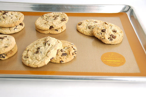 Mrs. Anderson™s Baking Brown Silicone 11.6 x 16.5 Inch Baking Mat