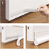 McDILS Under Door Draft Blocker White - Door Draft Stopper 32 to 38 inches - Weatherproofing Door Seal Strip - Draft Stopper for Bottom of Door - Noice Reduction Sound Proof Door Draft Blocker White