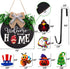 jollylife Welcome Sign Front Door Decorations + Wreath Hanger + 21PCS Interchangeable Seasonal Plaques -St Patricks Day/Easter/Spring Decor Home Porch Indoor Outdoor Hanging Ornaments Gifts