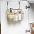 Spectrum Diversified Satin Nickel Grid Storage Basket, Medium