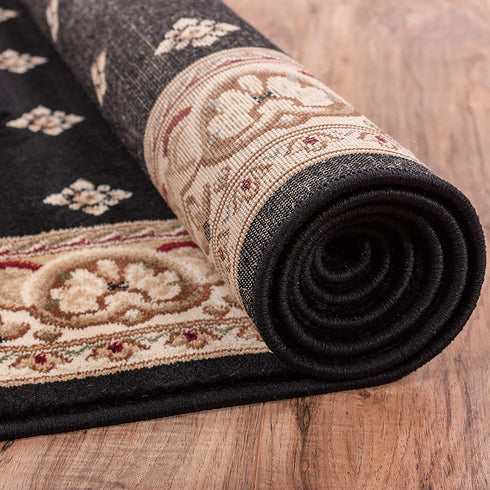 Well Woven Barclay Hudson Terrace Black Traditional Area Rug 2'3" X 3'11"