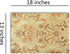 NYSMXF Gold Placemats for Dining Table Set of 4 Table Runner Luxury Thick Lined Damask Christmas Holiday Lace Beaded Cloth Runners (Gold, 4 Piece 13×18 Placements)