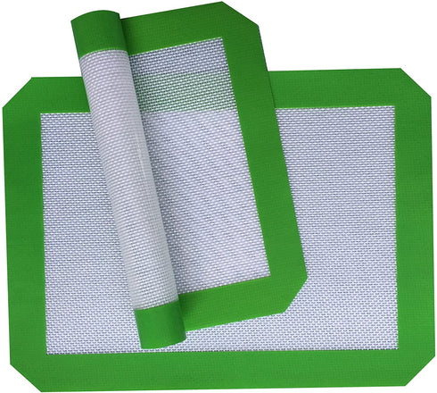 Silicone Baking Mat - Set of 2 Nonstick Cookie/Macaron/Pastry Sheets (Quarter Sheet(11.5"x8.5") 2pk)