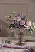 TINGE TIME Artificial Flowers for Decoration Rose 25pcs African Violet Purple Fake Roses with Stem for DIY Wedding Bouquets Centerpieces Bridal Shower Party Home Decorations