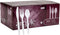 White Plastic Silverware | Heavy Duty & Solid Cutlery Disposable Utensils Set | Perfect for Weddings, Buffets, Luncheon & More | 180 Forks, 120 Spoons & 60 Knives Combo Pack | 360 Count