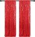 Kmhesvi Red Sequin Backdrop Curtains - 2 Panels 2.5x8.5Ft Photography Background Red Glitter Backdrop Curtains Sparkly Birthday Baby Shower Wedding Party Background Decorations