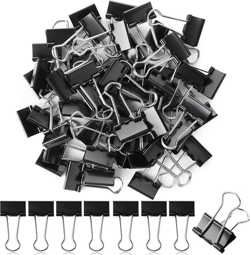Mr. Pen- Binder Clips, Small Binder Clips, 50Pack, 0.75 in, Black, Small Clips, Paper Binder Clips, Binder Clips Small Size,Small Paper Clips, Office Clips, Micro Binder Clips, Mini Binder Clips