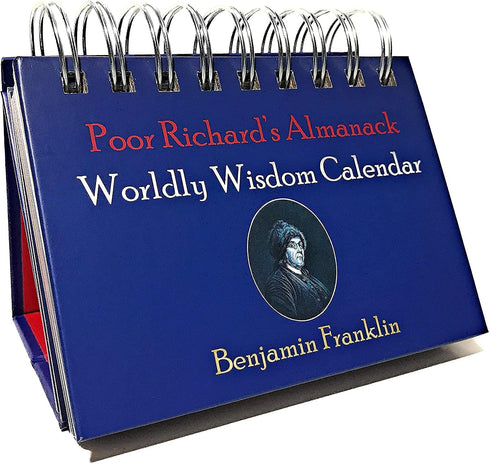 Benjamin Franklin Quotes Daily Flip Calendar - Perpetual 365 Days of Wisdom from Poor Richards Almanack for Motivation Inspiration Home Office Desk Decor