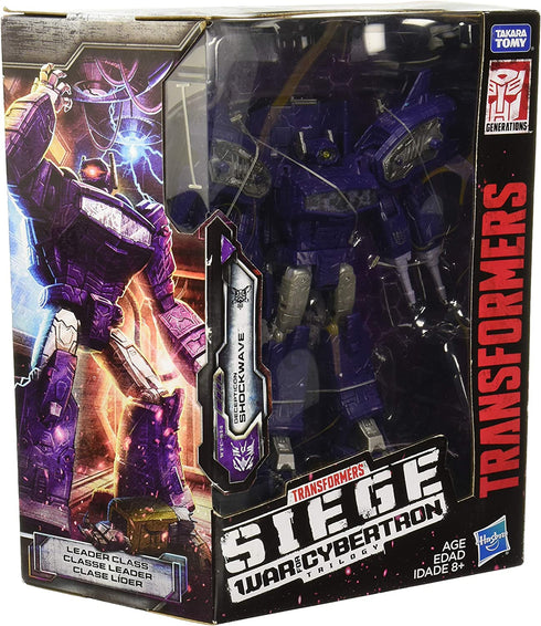 Transformers Generations War for Cybertron: Siege Leader Class WFC-S14 Shockwave Action Figure