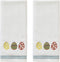 SKL Home Easter Egg Line Hand Towel Set, White