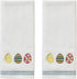 SKL Home Easter Egg Line Hand Towel Set, White