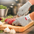 NoCry Cut Resistant Gloves - Ambidextrous, Food Grade, High Performance Level 5 Protection. Size Medium, Complimentary Ebook Included