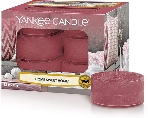 Yankee Candle Home Sweet Home Tea Lights - Set of 12