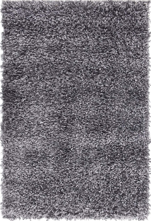 Unique Loom Davos Collection Modern Luxuriously Soft & Cozy Shag Area Rug, 2 ft 2 in x 3 ft, Peppercorn
