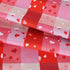 LUSHVIDA Valentine's Day Checkered Rectangle Table Cloth- Love Heart Patterned Washable Microfiber Tablecloth Decorative Table Covers for Wedding Holiday Party Kitchen Dinning, 150 GSM, 60 x 84 inch