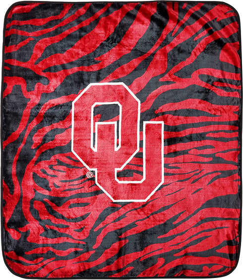 College Covers Oklahoma Sooners Raschel Throw Blanket, 50" x 60"