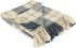 DII Farmhouse Woven Throw, 50x60 with 3" Fringe, French Blue, 1 Piece
