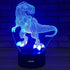 LONGXU Dinosaur Toys 3D Night Light for Boys with Timer Remote & Smart Touch 7 Colors Changing Dimmable TRex Toy 1 2 3 4 5 6 7 8 9 10 Year Old Boy Gifts (Dinosaur)