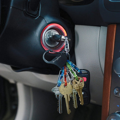 Nite Ize Keyrack, Stainless Steel Carabiner Key Chain