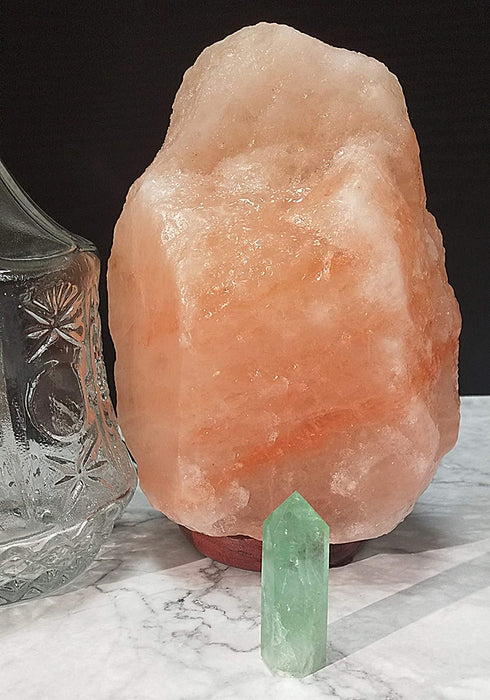 Luckeeper Healing Crystal Wands |4 PCS 2" Green Fluorite, Lapis Lazuli Crystal Wand & Rose Quartz Crystal Points,Black Obsidian| 6 Faceted Reiki Chakra Meditation Therapy