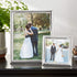 Lawrence Frames Metal Picture Frame Silver-Plate with Delicate Beading, 5 by 5-Inch