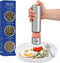 Electric Salt or Pepper Grinder - Battery Operated Ceramic Burr Peppermill Shaker - Automatic Stainless Steel Grinders - Mill With LED Light by Epar©