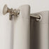 Sun Zero Soho Blackout Energy Efficient Grommet Curtain Single Panel, 54" x 84", Stone
