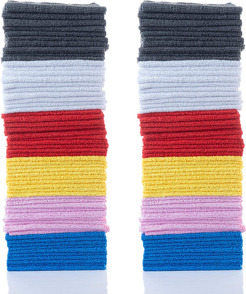 Simpli-Magic Microfiber Cleaning Cloths, Size: 12?x12?, 60 Pack, Large, Multicolor