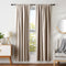 Amazon Basics Room Darkening Blackout Window Curtains with Tie Backs Set - 42 x 84-Inch, Taupe, 2 Panels