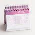 Dayspring - Promises from God's Word - Perpetual Calendar (71350), Red, 5 1/4" x 4 3/4" x 1 1/4"