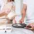 COMMERCIAL CHEF Cast Iron Pancake Pan, Silver Dollar Pancake Griddle, Easy to Clean & Heats Evenly, Makes 7 Mini Silver Dollar Pancakes