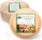 7 in Party Plates Palm Leaf Plates Biodegradable Plates 25 pc Nice Compostable Bamboo Wood Look Small Round Disposable Plates, Eco Friendly Paper Dinner Plates Party Wooden Style Plates by Pure Palm