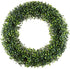19.5-Inch Artificial Boxwood Wreath for Front Door Home Decor by Pure Garden