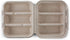 Pulp Fiber Tri Compartmental Taco Holder Disposable Size 8? x 7? x 3" Keeps Taco Upright By MT Products (15 Pieces)