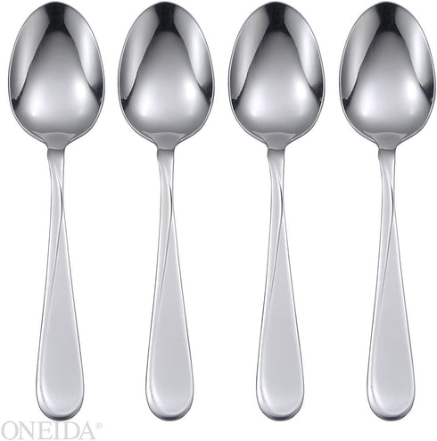 Oneida Flatware Flight Dinner Spoons, Set of 4