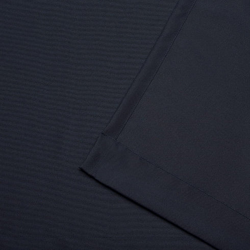Exclusive Home Indoor/Outdoor Solid Cabana Grommet Top Curtain Panel, Navy, 54x96, 2 Piece