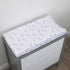 NoJo Unicorn Super Soft Changing Pad Cover, White/Pink/Silver